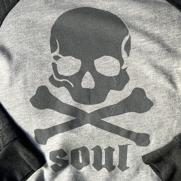 Soul cycle grey sweatsuit crew neck with elastic ankle jogger - Picture 3 of 10